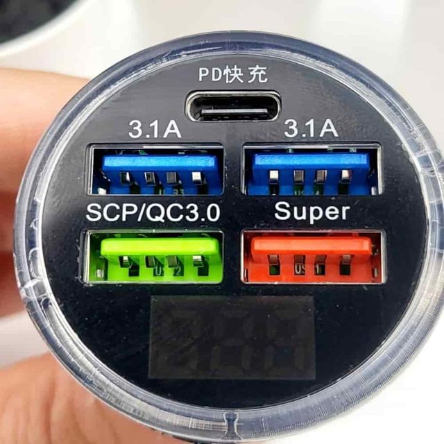 차량충전기 5포트 차량충전케이블 멀티시가잭 차량용멀티충전기 차량핸드폰충전기