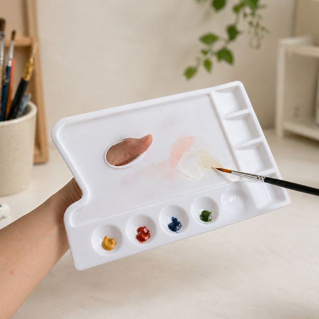 물감 팔레트 미술 조색 보드 아크릴 그림