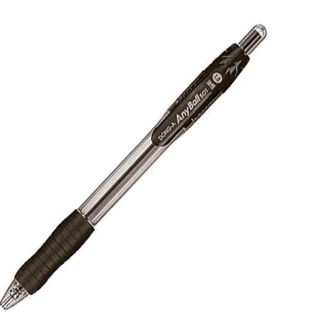 볼펜 1.6mm 12p 흑색 클립펜 필기볼펜 학생볼펜 필기용볼펜