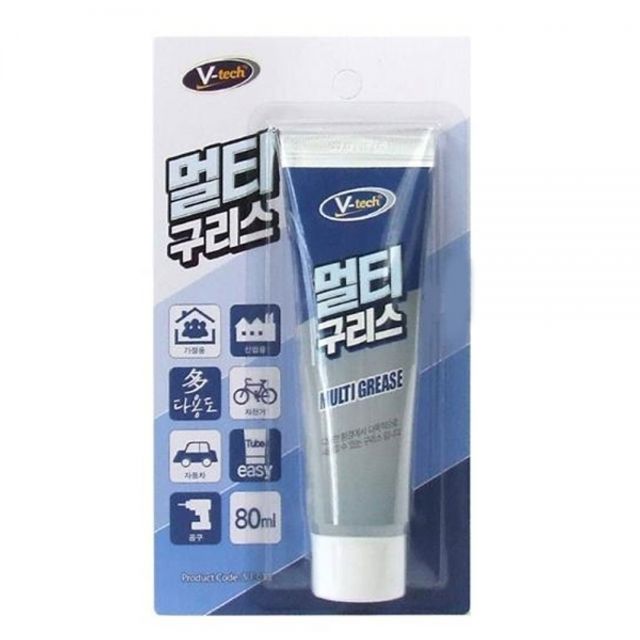 튜브타입 다목적 윤활제 구리스 80ml 소음 방지 윤활재