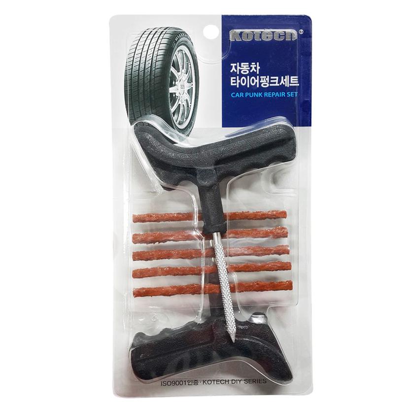 코텍 타이어 펑크 수리 세트 K-1472 - 지렁이 키트
