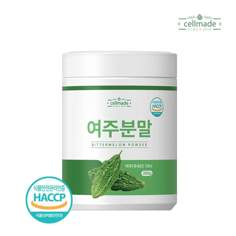 셀메이드 여주분말 300g - 100% 여주 가루 건강 분말