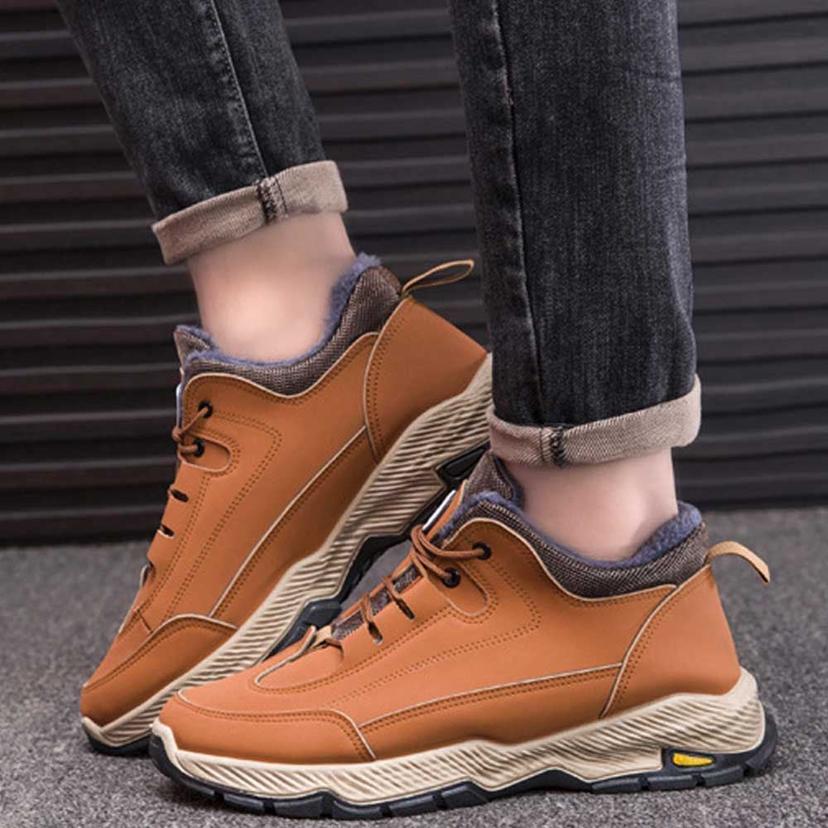 남자 겨울 방한 편한 신발 운동화 워커 - 데일리 슈즈