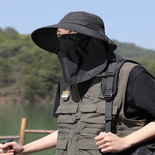남녀공용 자외선차단 햇빛가리개 작업모자 등산모자