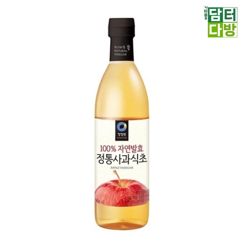 청정원 정통 사과식초 470ml 3개 세트 요리용 식초