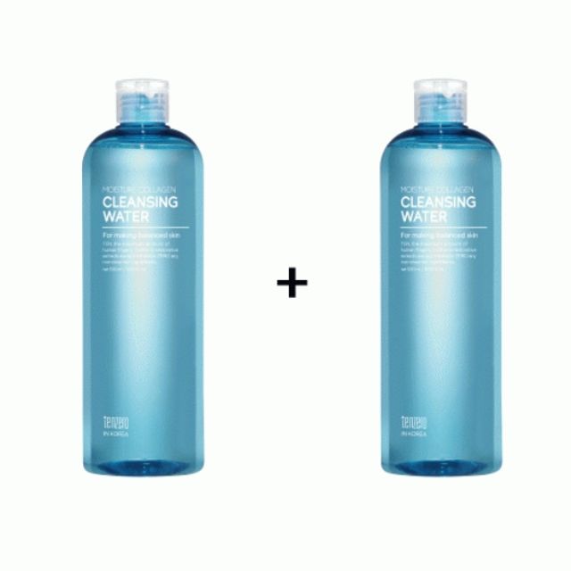 텐제로 모이스처 콜라겐 클렌징 워터 500ml 1+1