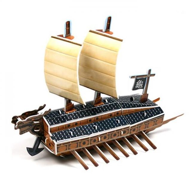 한국사 입체퍼즐 조선 거북선 - 이순신 장군 함선 입체 재현 퍼즐