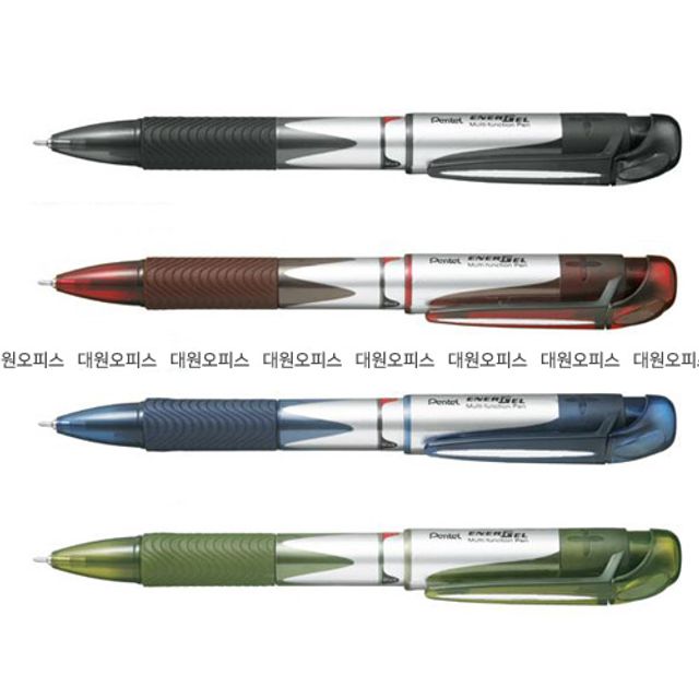 펜텔 에너겔 복합필기구 0.5mm 1타(10자루) - 부드러운 글쓰기 경험