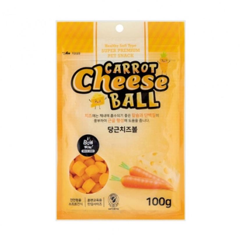 강아지 간식 당근 치즈볼 100g 저칼로리 노즈워크용