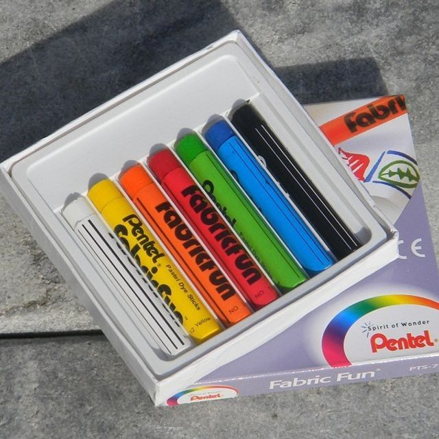 패브릭 크레용 그림 색칠 도구 7가지 색상