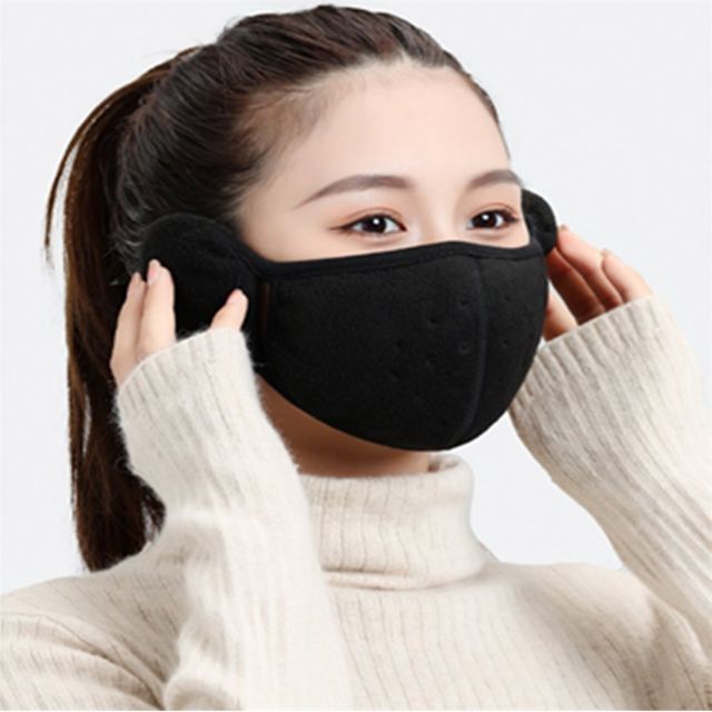 귀도리 마스크 블랙, 라이딩 운동용 귀마개 마스크