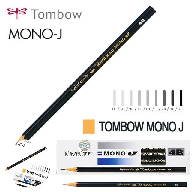 고급연필 목공연필 MONO J 연필 12자루