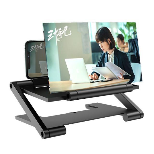큰화면 데스크 휴대폰 돋보기 확대경 스마트폰 영상 보기