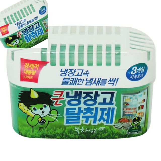 큰 냉장고탈취제420g 녹차 냉장고김치냄새제거 냉장고냄새제거제 김치냉장고탈취제 냉장고악취제거