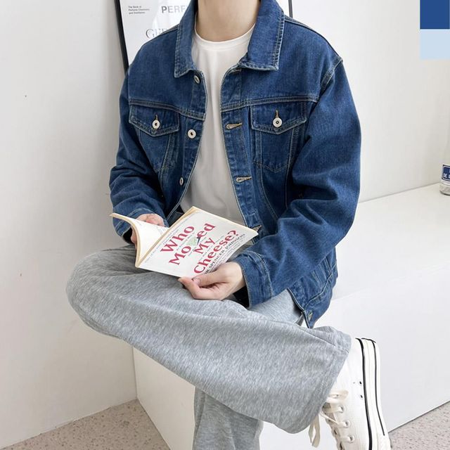 청자켓 점퍼 커플룩 슬림핏 청 데님 봄 가을 신상