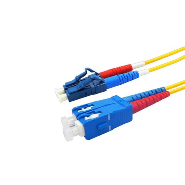 광 점퍼코드 케이블 15M OS1 LC-SC 싱글모드 장거리