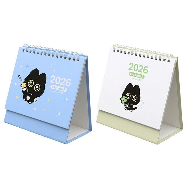 귀여운 고양이 캐릭터 디자인 스탠딩 캘린더 랜덤1개