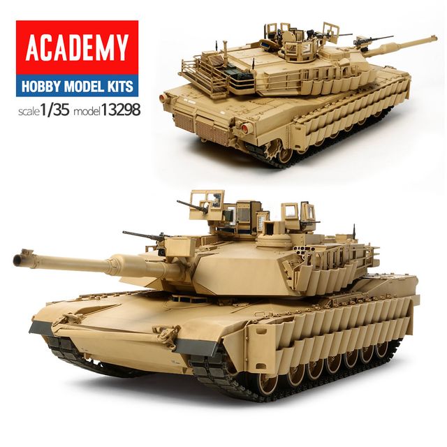 프라모델298 미육군 M1A2 터스크II 탱크 전차 키트