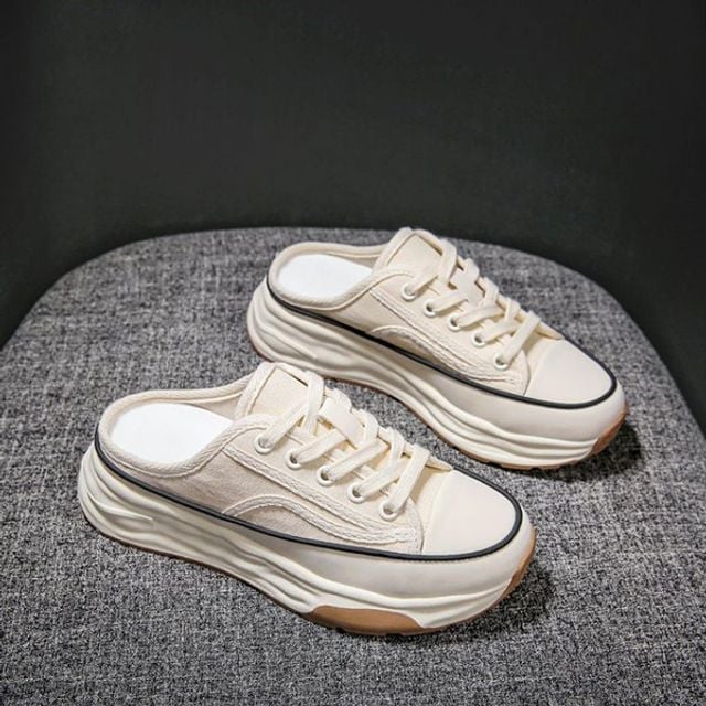 여성 키높이 뮬 스니커즈 DS-CC444 슬림한 키높이 효과