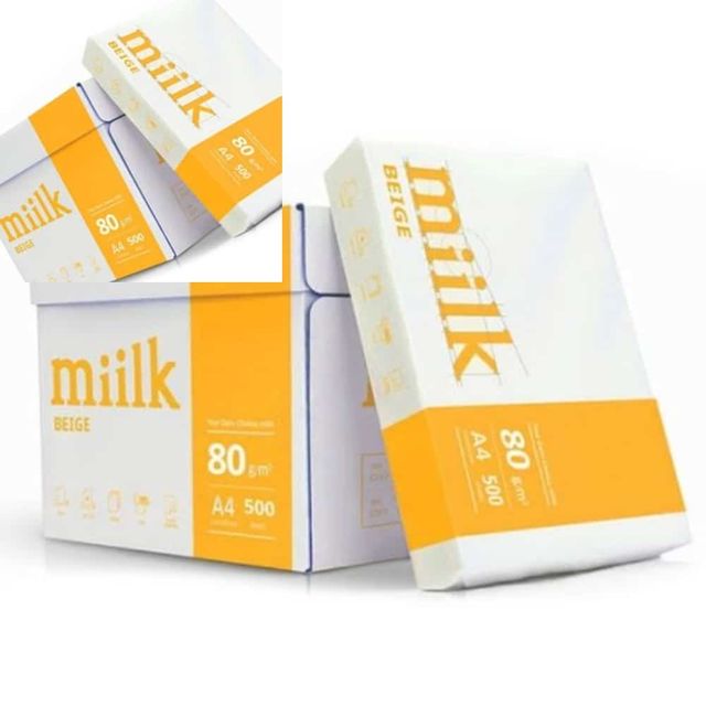 복사용지 미색A4 밀크 80g 500매X5권 한국제지 A4용지 A4복사용지 A4종이 인쇄용지