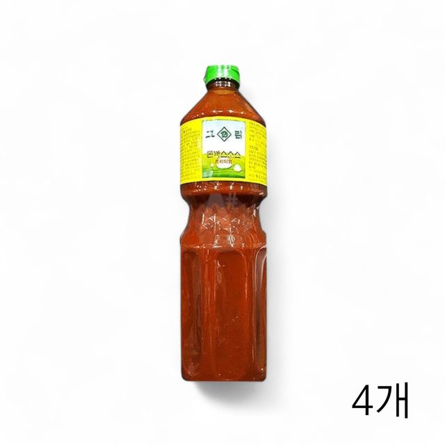 강산 그린 프리미엄 돈까스 소스 2kg X 4개 대용량