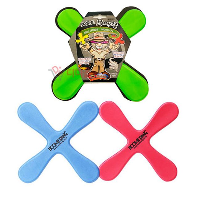 월성 소프트안전부메랑 X2개(랜덤) - 야외놀이 안전 완구