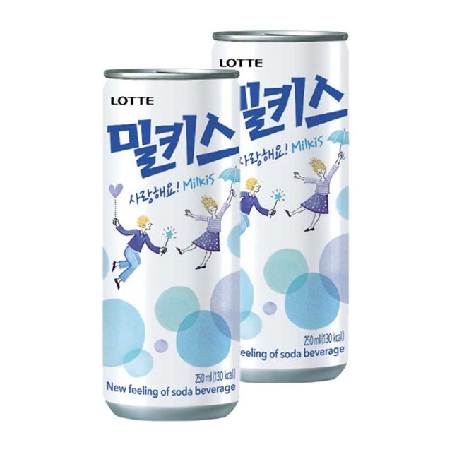 롯데 밀키스 250ml x 60캔 (30캔 2박스) 대용량 탄산음료