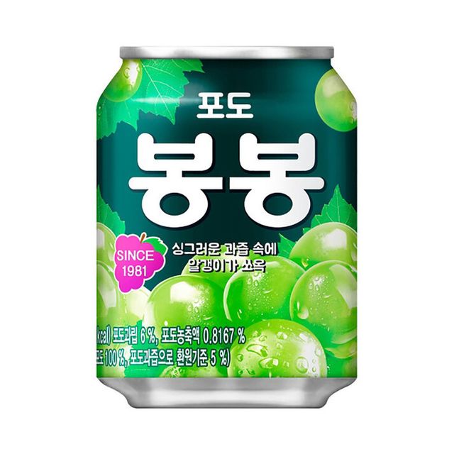 해태음료 포도봉봉 238ml 24캔 포도주스