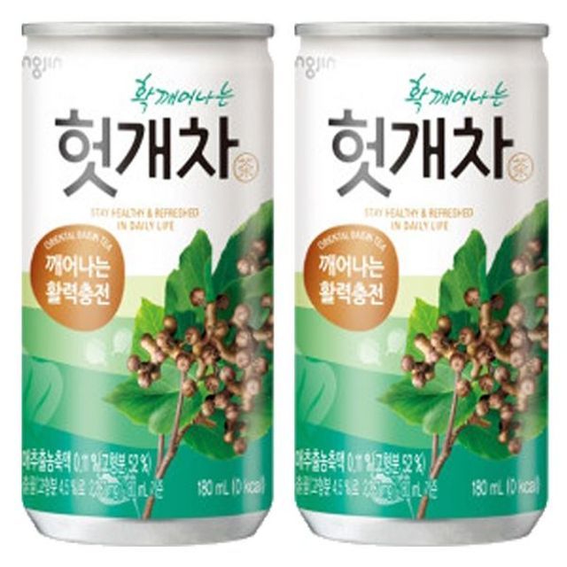 웅진 헛개차 180ml x 60캔 (30캔x2박스) GWM
