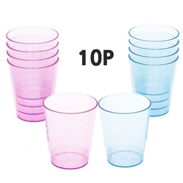 다회용 투명 맥주잔 10P 야외용 행사용 캠핑용 - 재사용 가능한 플라스틱 맥주잔
