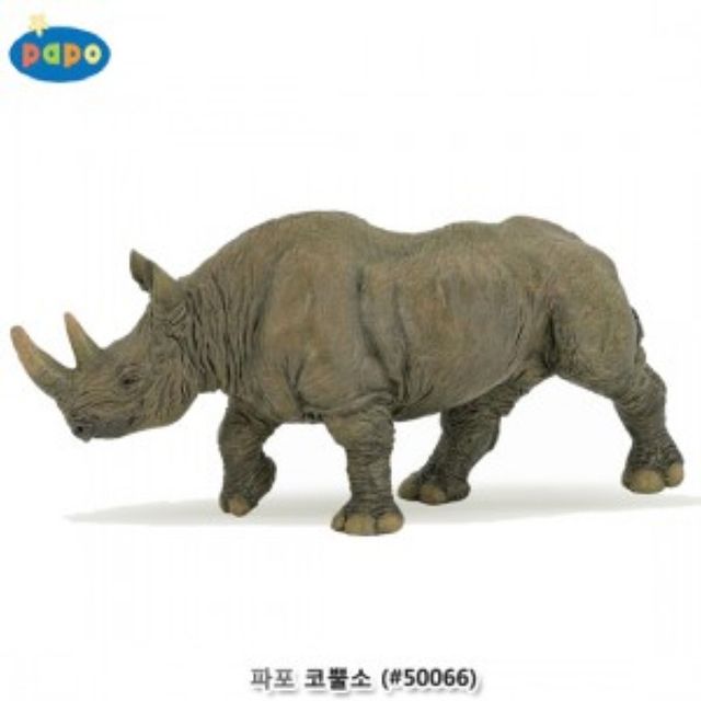 파포 코뿔소 모형완구 50066 - 사실적인 동물 학습 교구