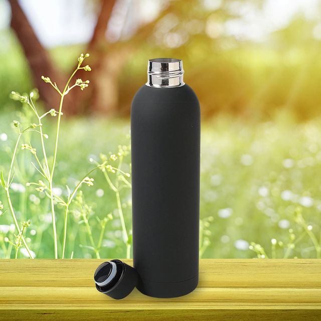 이시아르 스테인리스 보냉온병 진공 보온병 블랙750ml