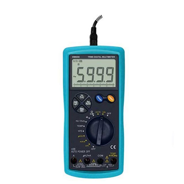 TRUE RMS 멀티메터 EM-6000 전압 전류 저항 측정기