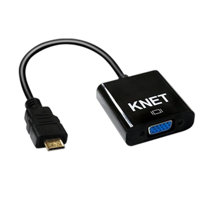 Mini HDMI to VGA RGB 컨버터 - 변환 젠더 케이블