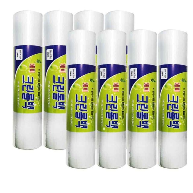롤백 45x60cm 300매 8p 일회용비닐 소분용비닐 반투명봉투 업소용비닐