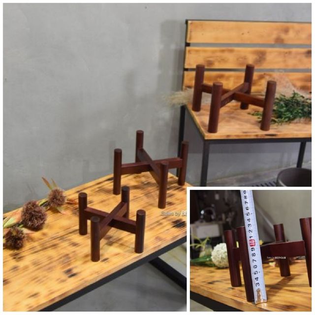 원주목형 낮은 화분받침대 S3호 내경250mm 우드스텐드 원목화분받침대 화분대 원목화분정리대 화분거치대