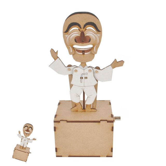 오르골DIY 우드오르골 오르골만들기 DIY 수동 오르골 덩실덩실 하회탈