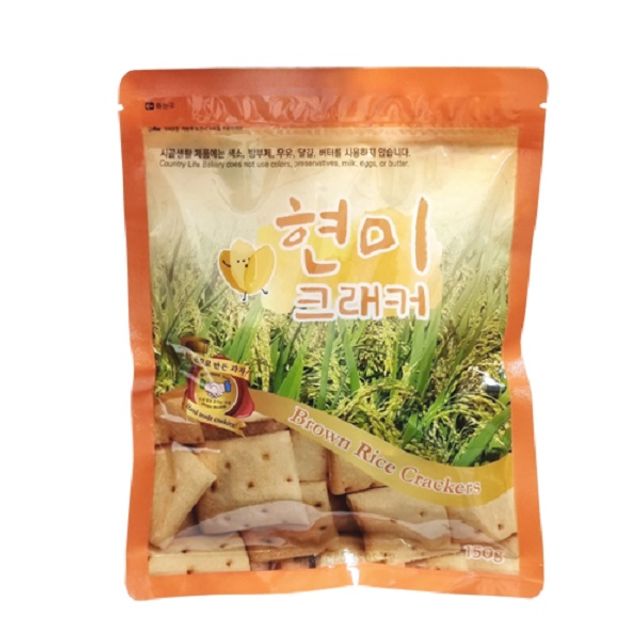 시골 현미 크래커 150g - 고소한 식사 대용 간식