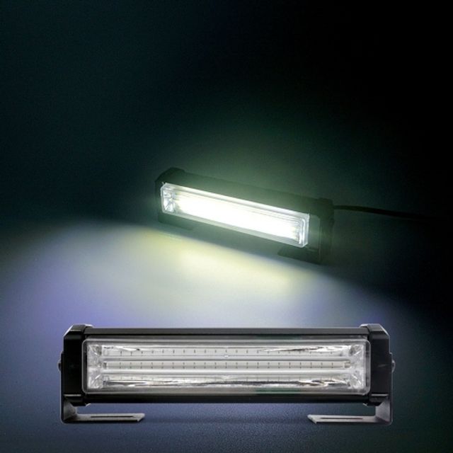 자동차 시거잭 연결형 LED바 1구 화이트 - 심플한 차량 조명