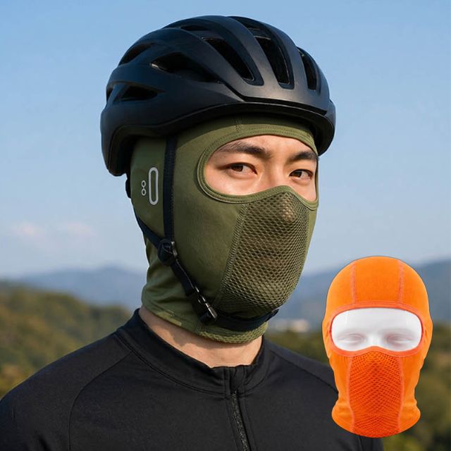부드러운 풀커버 두건 롱 1P 에어홀 복면 바라클라바 아웃도어 스포츠
