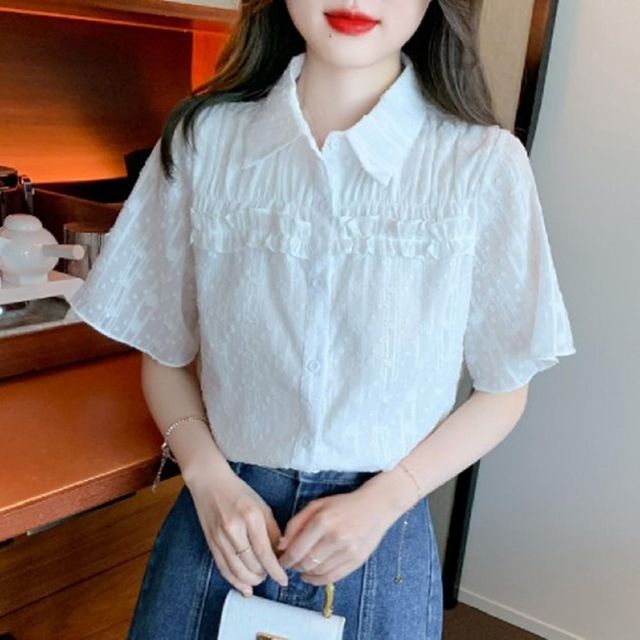 여성블라우스 데이트 봄 여자 여성 모임 정장 가을