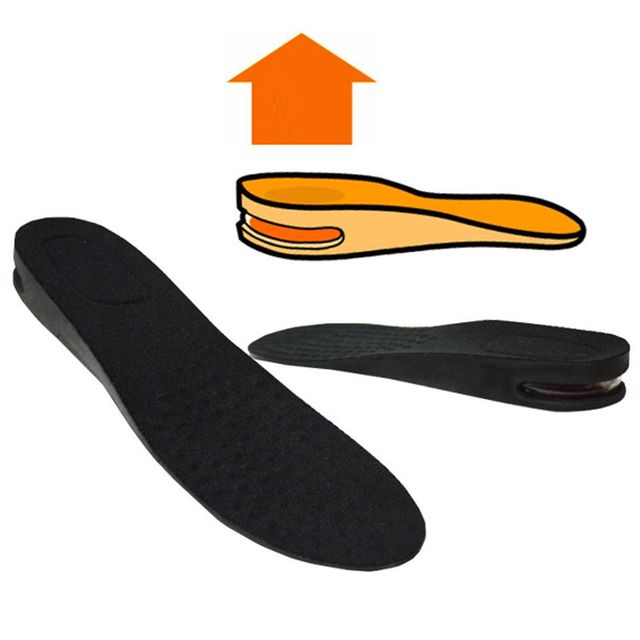 에어캡 2cm 키높이깔창 블랙1단 남여프리 구두 깔창