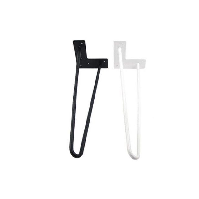 헤어핀 테이블다리 가구다리 10x420mm - 안정감 있는 가구 지지대