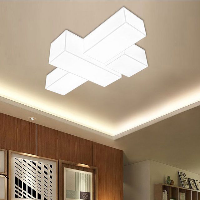 LED 거실등 투블럭 아트솔 100W 밝은 조명 인테리어