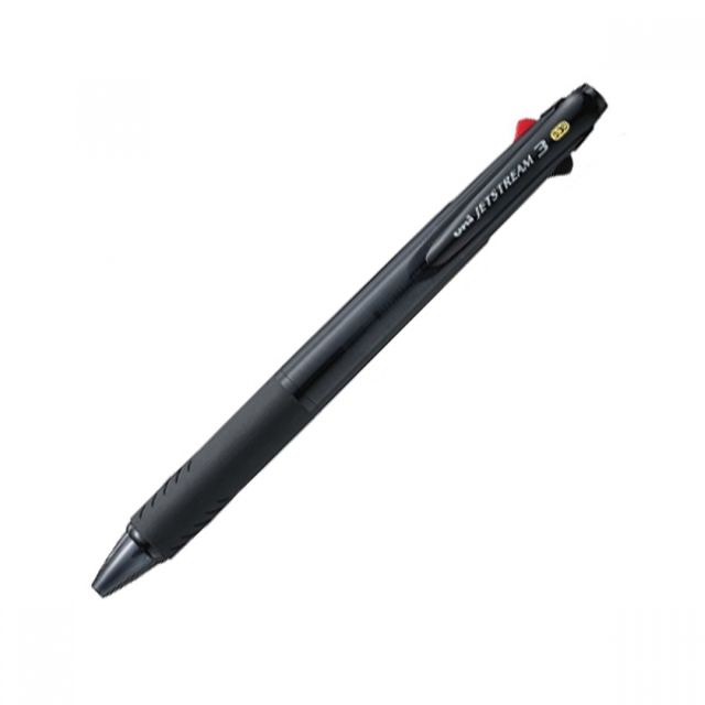 볼펜 제트스트림 3색 0.38mm 삼색볼펜 흑청적 유성