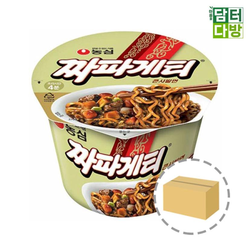 농심 짜파게티 큰사발 16컵 1박스 대용량 컵라면