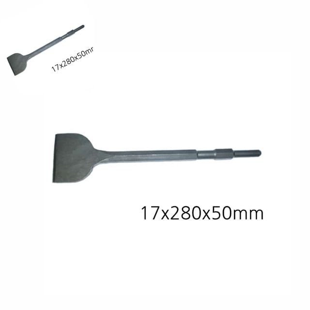 육각플랫치즐 17x280x50mm 육공비트 쁘레카드릴 쁘레카비트 파괴해머