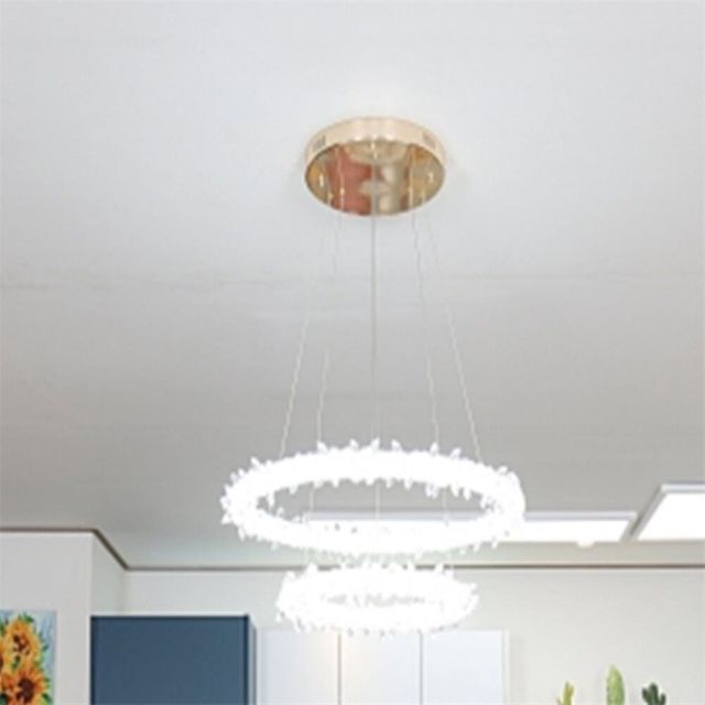 LED 팬던트 스완 50W 크리스탈 주광 카페인테리어조명 주방조명등 거실팬던트