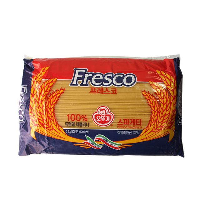 오뚜기 프레스코 스파게티면 3kg 대용량 파스타면