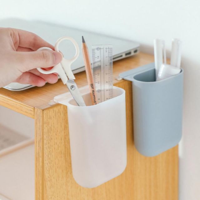 부착식 데스크 오거나이저 연필꽂이 사무실 정리용품